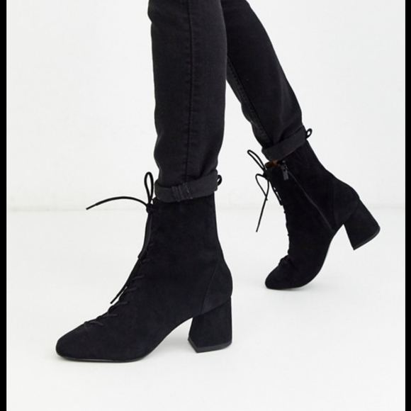 & other stories lace up leather boots